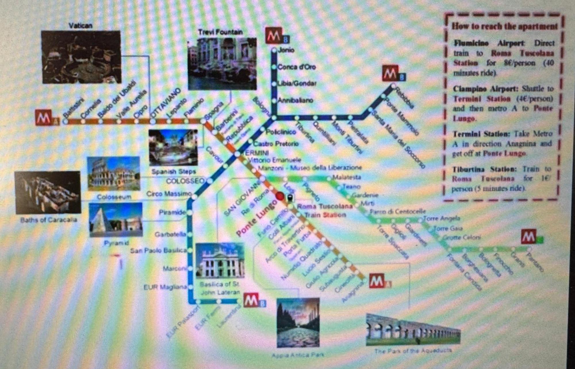 Apartment Close To The Coloseum, 2 Minutes Walk From Metro A Екстер'єр фото